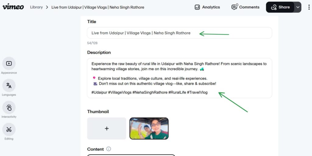 Video Submission Sites
