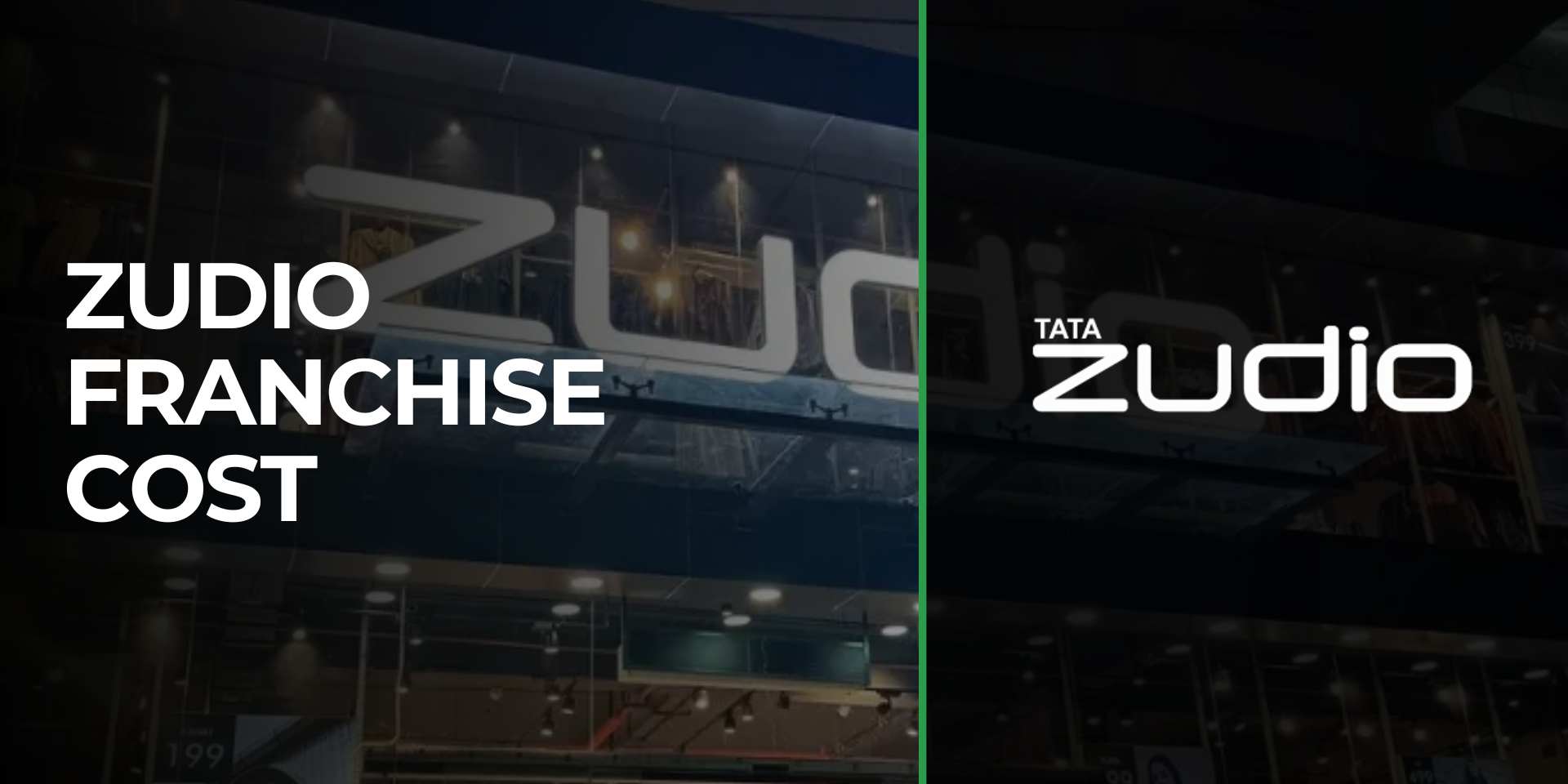 Zudio Franchise Cost