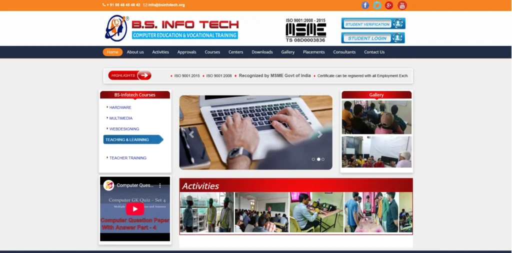 MNC Company in Lucknow - BS INFOTECH
