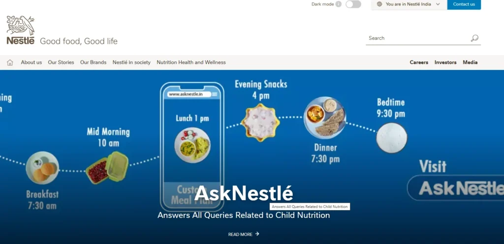 MNC Company in India - Nestlé India