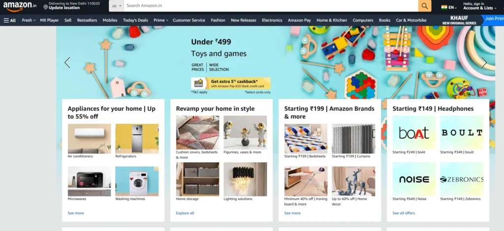 MNC Company in India - Amazon India