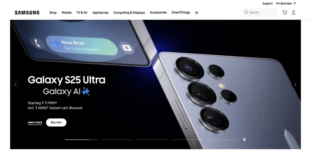 MNC Company in India - Samsung India