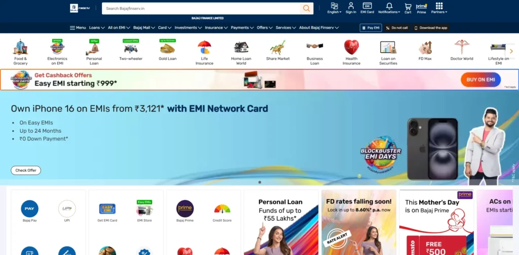 Finance Company in Jaipur - Bajaj Finance Limited