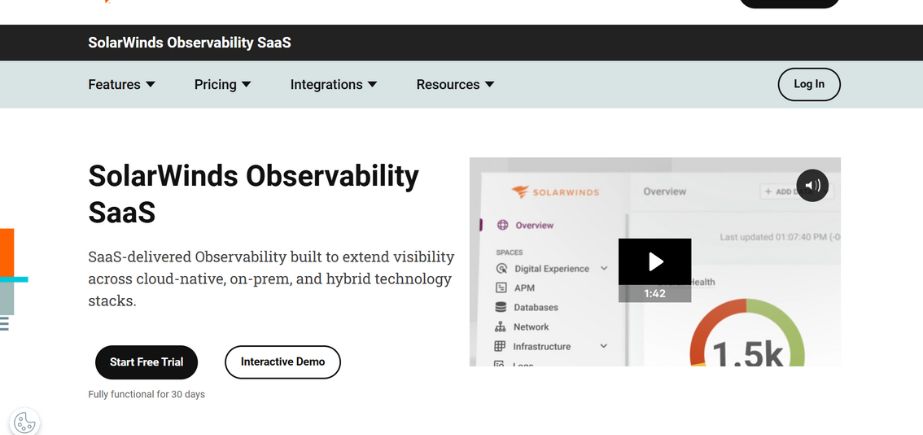 SolarWinds AppOptics - Application Monitoring Tools