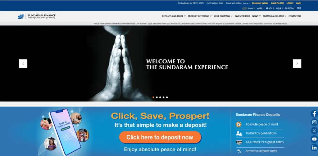Sundaram Finance Limited-Finance Companies in Chennai