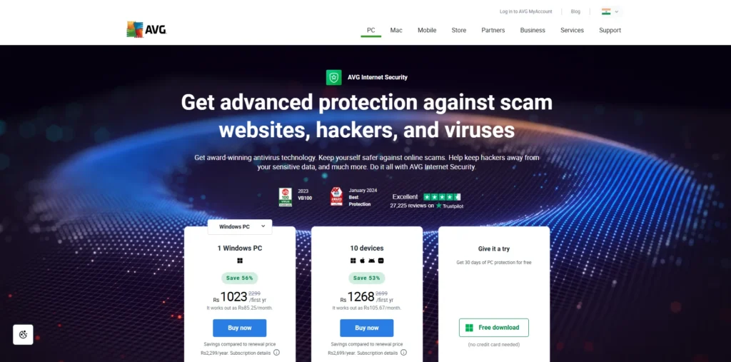 Antivirus Software for Laptops - AVG Internet Security