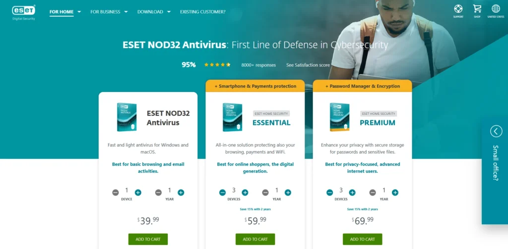 Antivirus Software for Laptops - ESET NOD32 AntivirusÂ