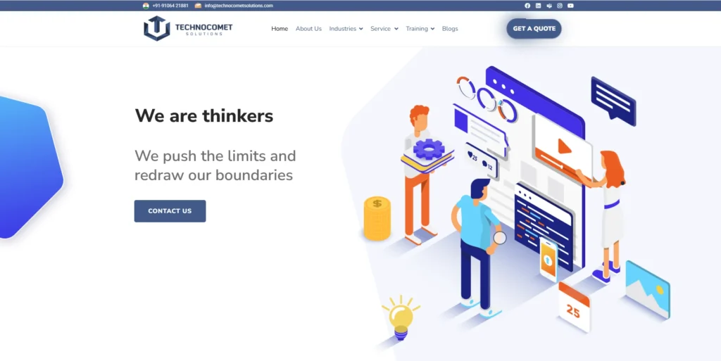 It companies in Rajkot-Technocomet Solutions