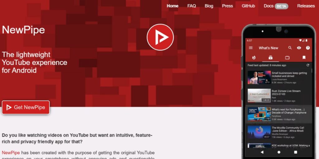 YouTube Vanced Alternative