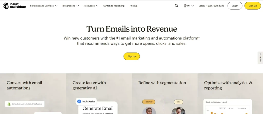 Email Marketing platforms for nonprofits – Mailchimp