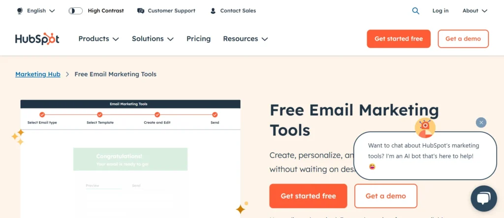 Email Marketing Tool – HubSpot