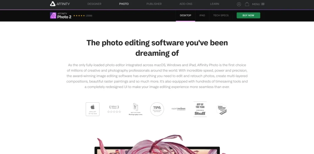 Photo Editing Software - Affinity Photo