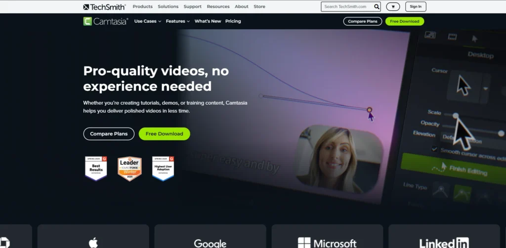 Video Editing Software - Camtasia