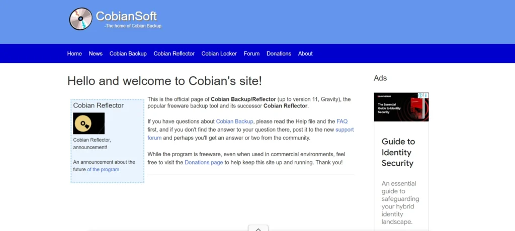Backup Software - Cobian Backup