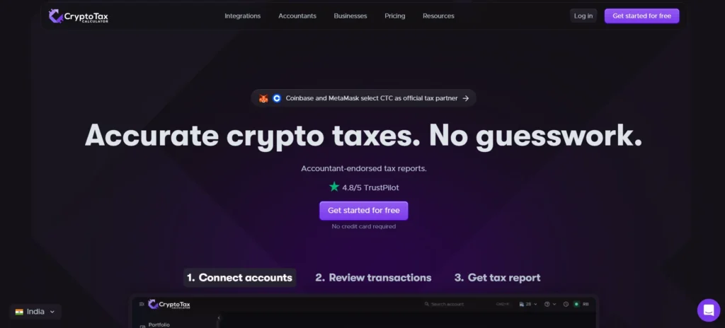 Crypto Tax Software - CryptoTaxCalculator