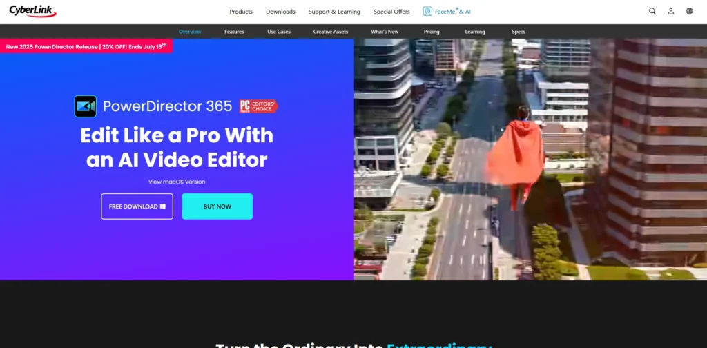 Video Editing Software - CyberLink PowerDirector