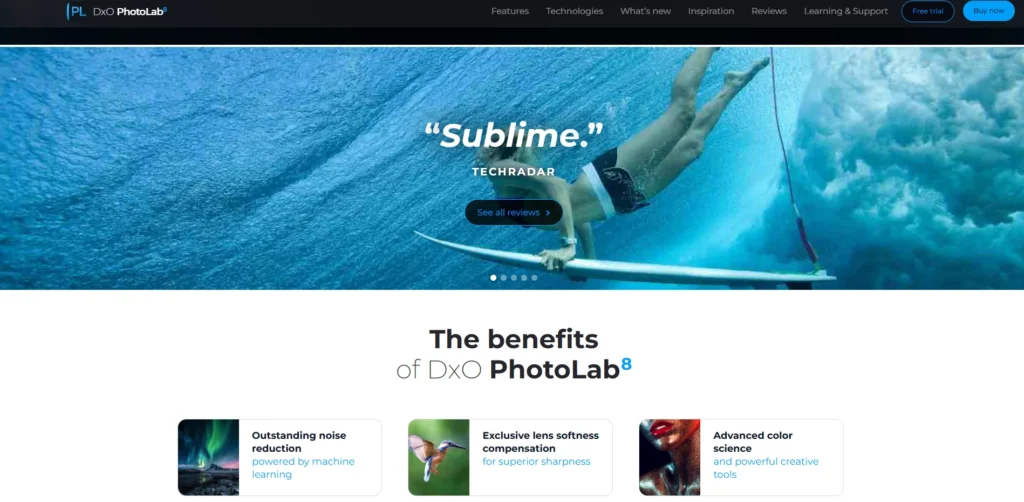 Photo Editing Software - DxO PhotoLab