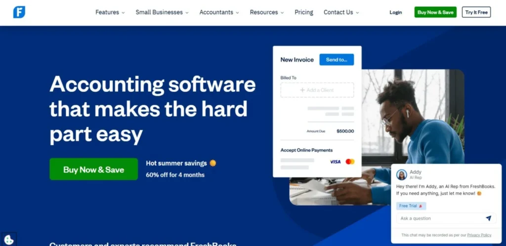 Accounting Software for Small Businesses - FreshBooks