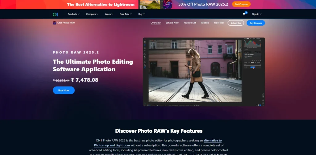 Photo Editing Software - ON1 Photo RAW