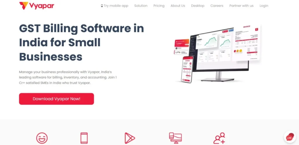 Accounting Software for Small Businesses - Vyapar    