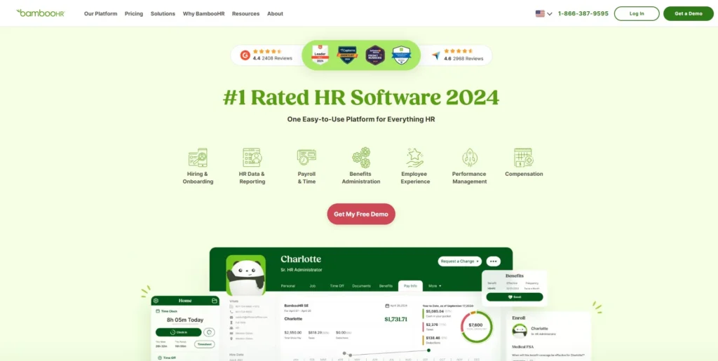 BambooHR-Benefits Administration Software