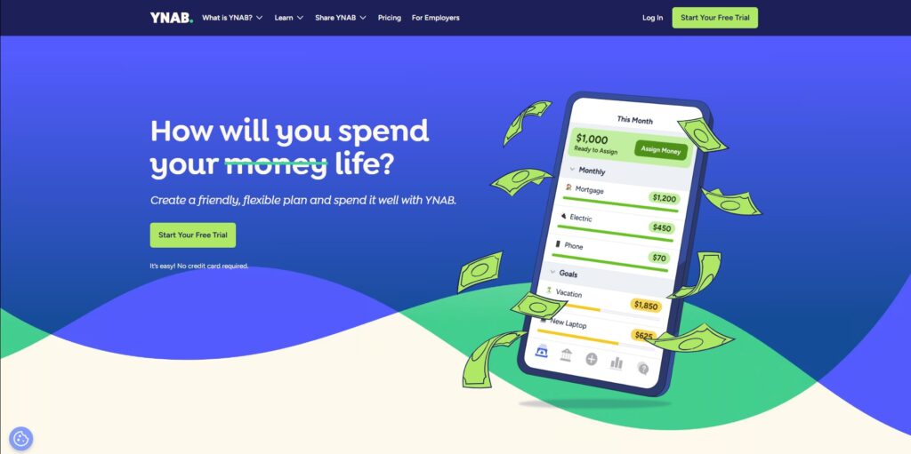 You Need a Budget (YNAB)-Personal Finance Software