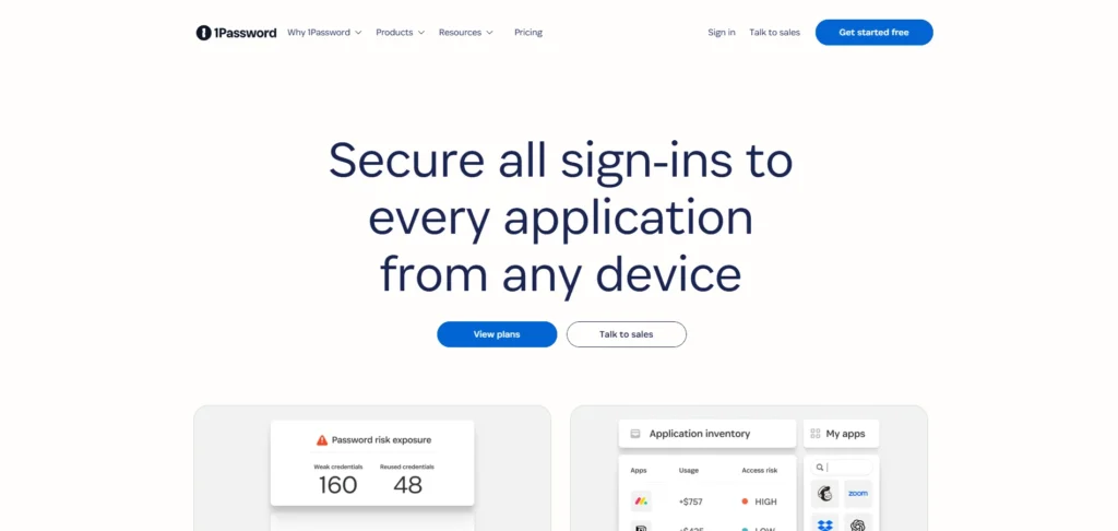 Password Manager Software - 1Password