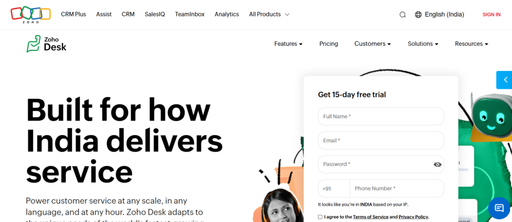 Client and Customer Portal – Zoho Desk