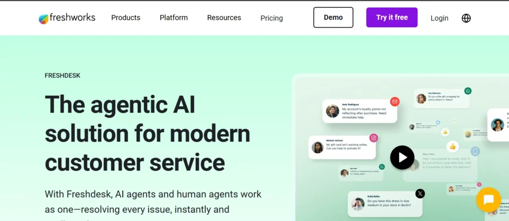 Client and Customer Portal – Freshdesk