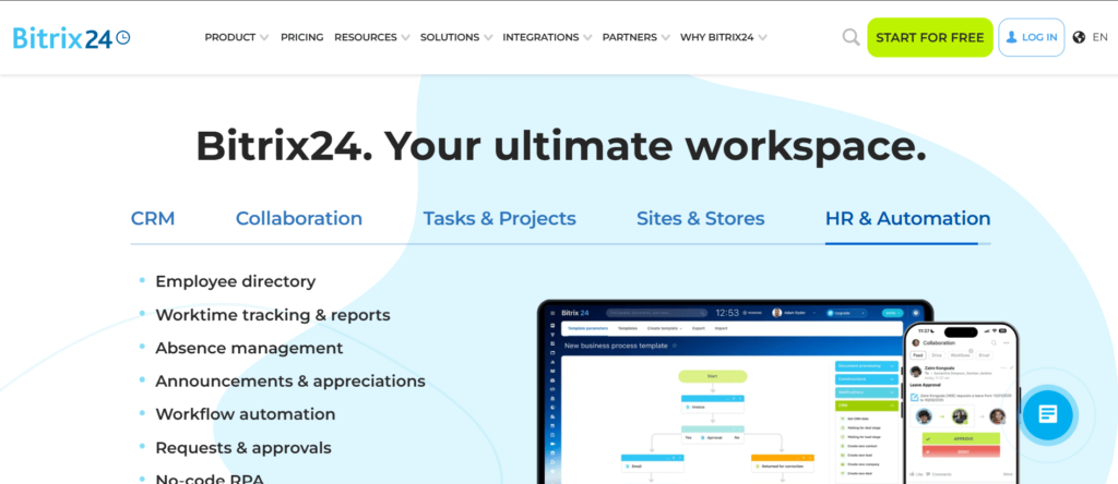 Client and Customer Portal – Bitrix24