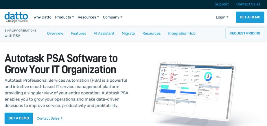 Autotask PSA by Datto - Professional Services Automation Software
