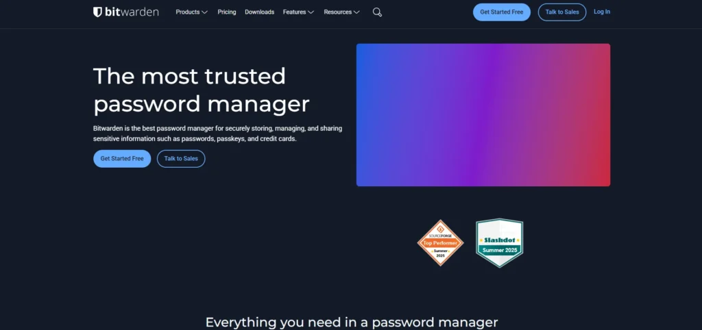 Password Manager Software - Bitwarden