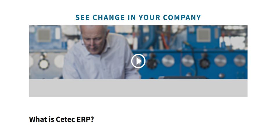 Cetec ERP - Best ERP software