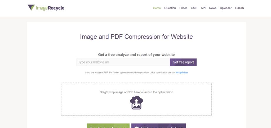 ImageRecycle - Image Compressor Tools