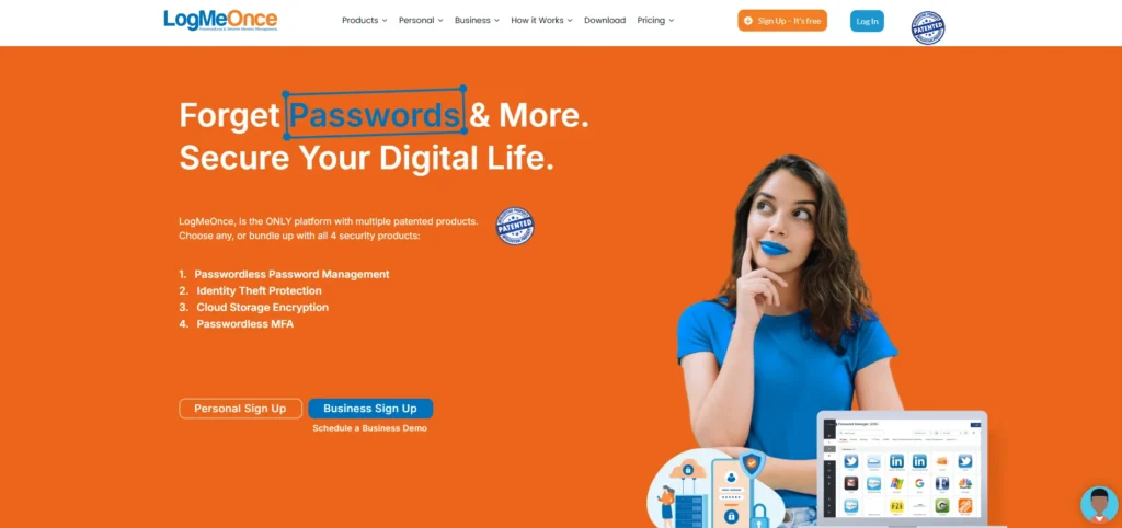 Password Manager Software - LogMeOnce