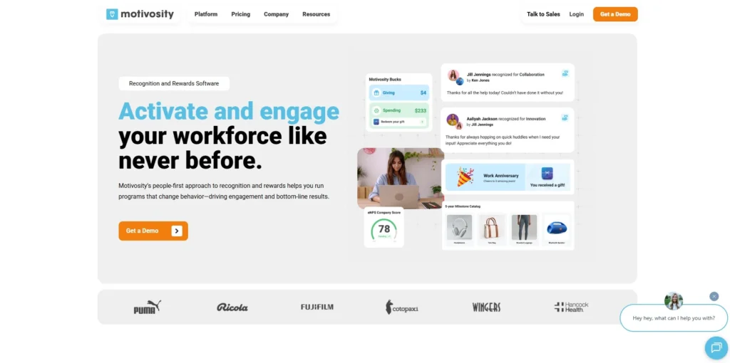 Motivosity-Employee Recognition Software