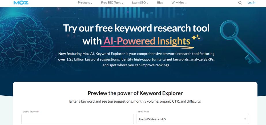 Moz Keyword Explorer - Keyword research tools