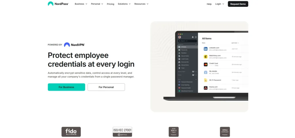 Password Manager Software - NordPass