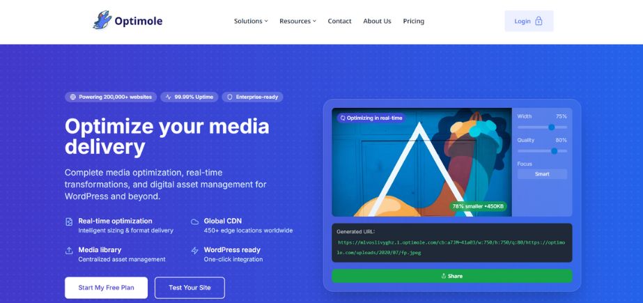 Optimole - Image Compressor Tools