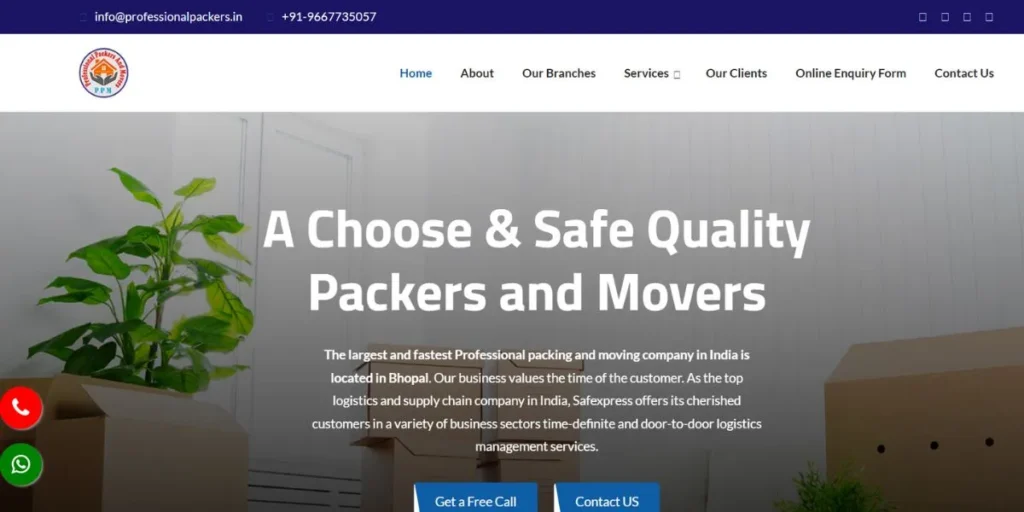 Packers and Movers in Bhopal