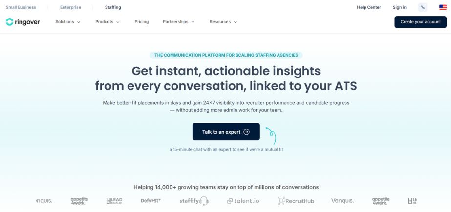 Ringover - Recruiting Automation Software