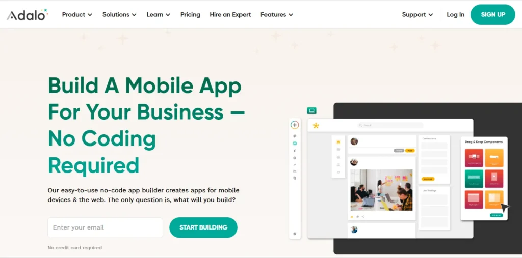 Best no-code App Builders: Adalo