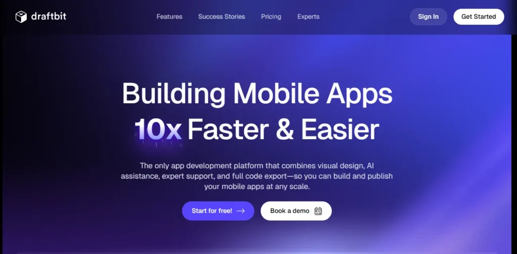 Best no-code App Builders: Draftbit