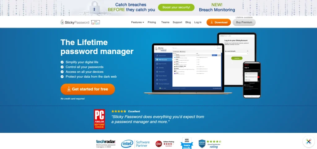 Password Manager Software - Sticky Password