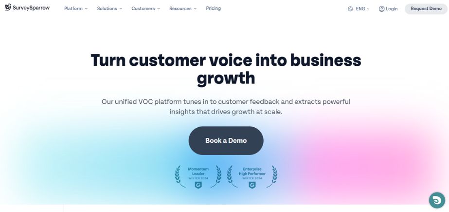 SurveySparrow - customer engagement tools