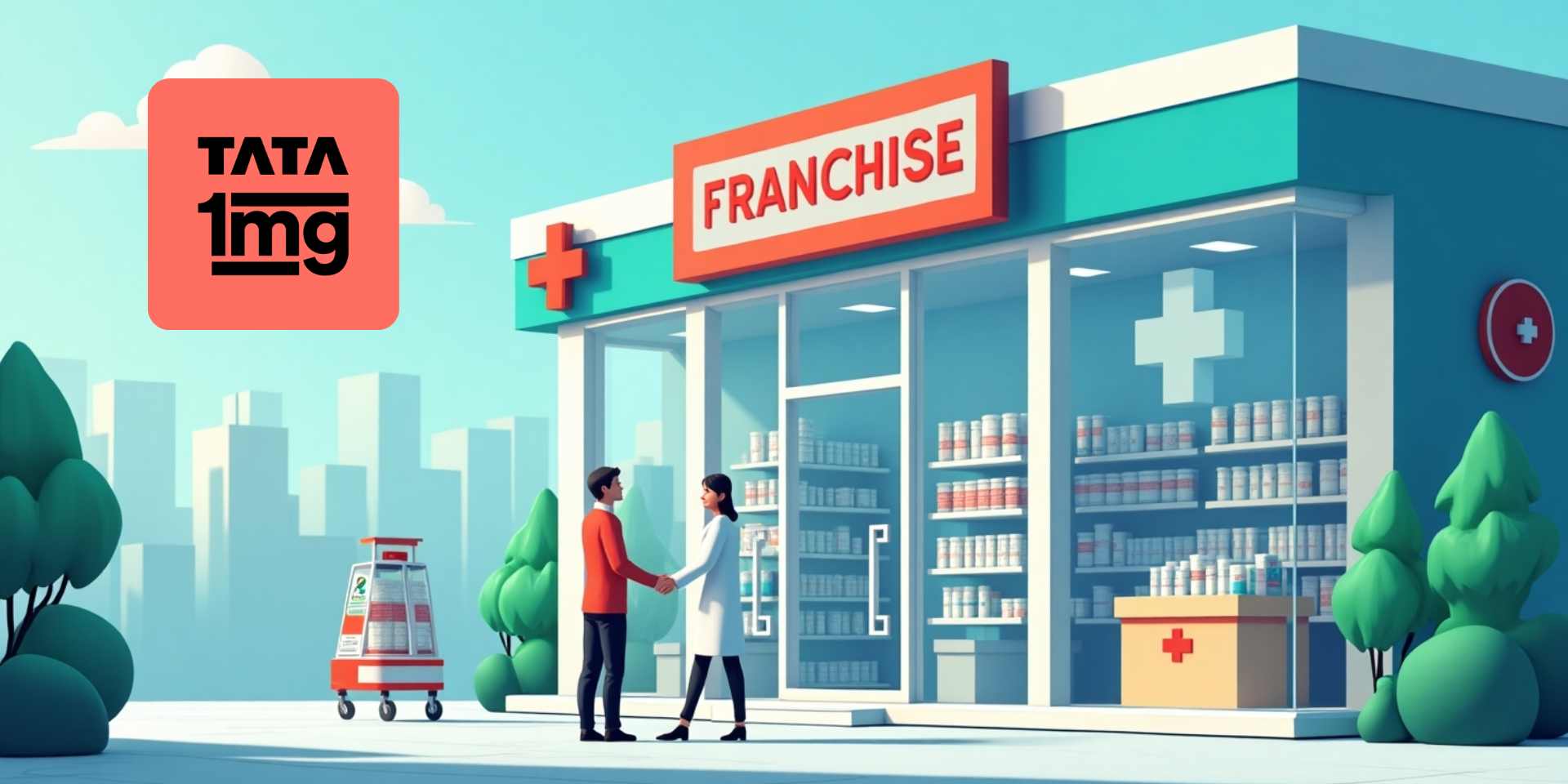 Tata 1mg Franchise Cost