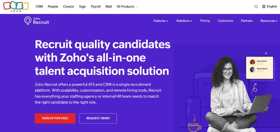 Zoho Recruit - Recruiting Automation Software
