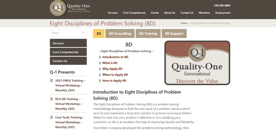 8D Problem-Solving Report - Best Quality Core Tools