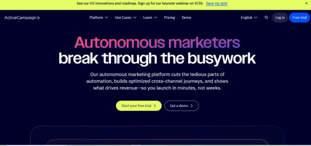 ActiveCampaign - AI Tools For Marketing
