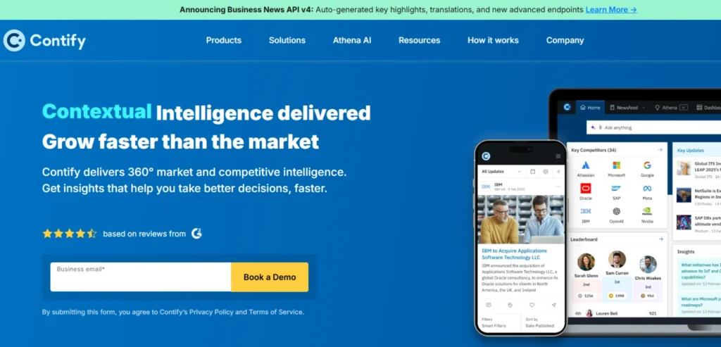 Contify- Competitor monitoring tools